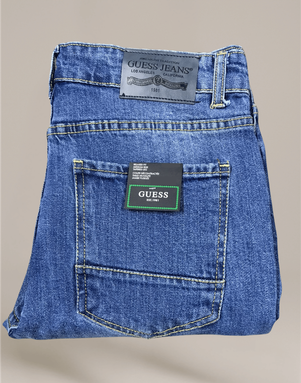 GUESS Mens Strechable Straight Light Blue